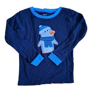 3/15$ Carter's Navy Blue Penguin Kids Shirt